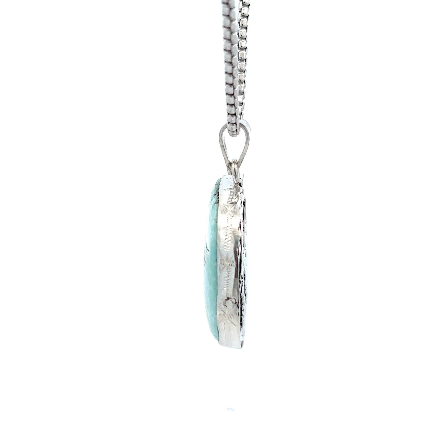 Silver Turquoise Yosemite Pendant