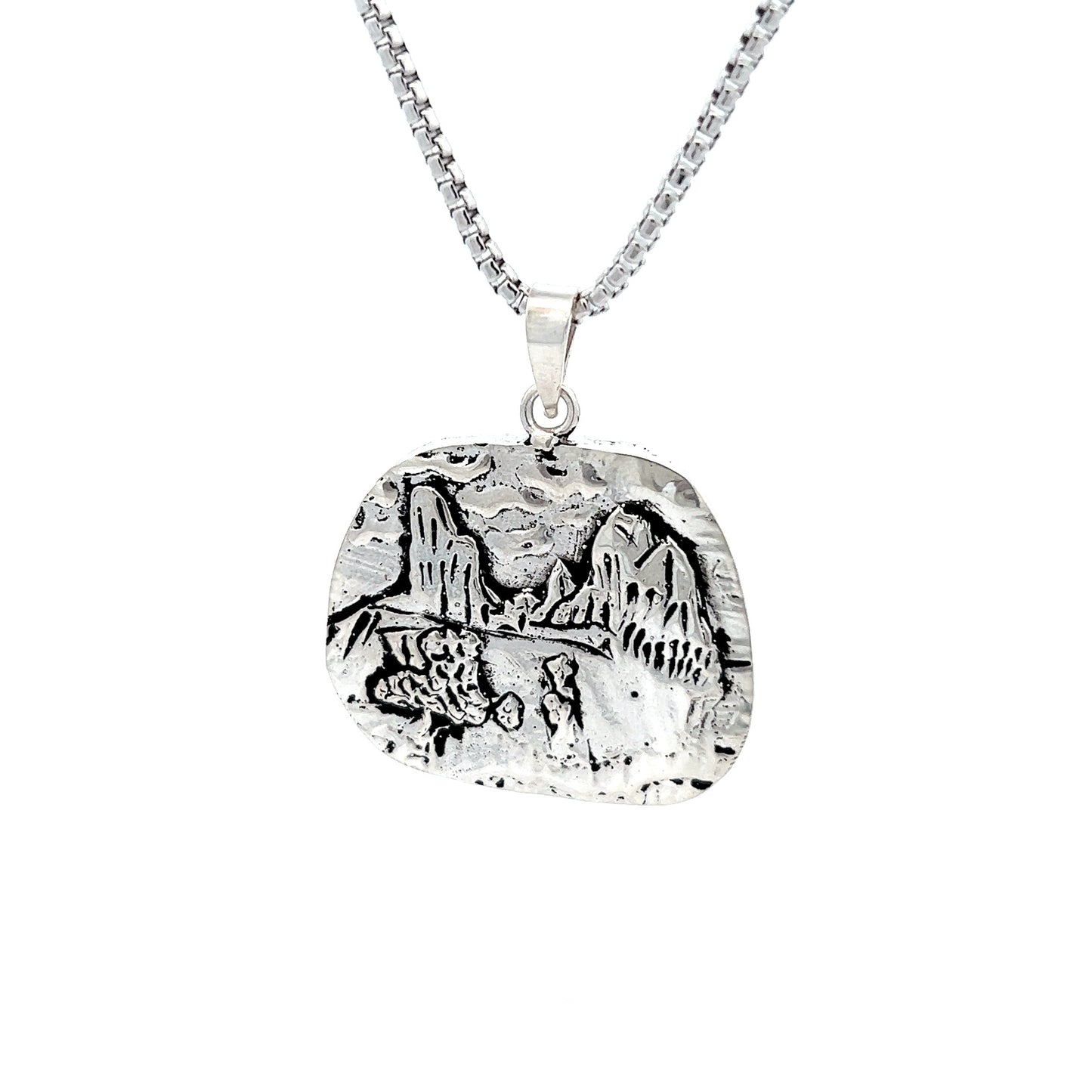 Silver Turquoise Yosemite Pendant