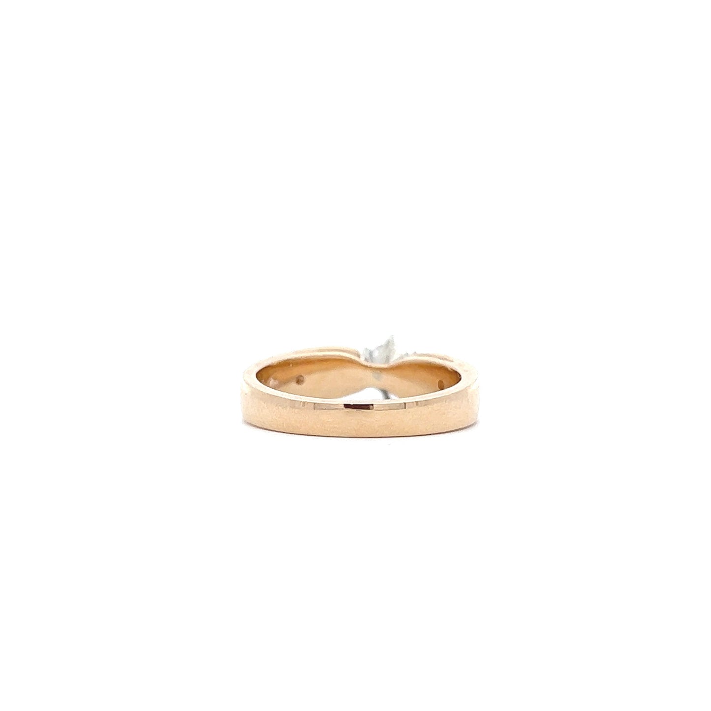 14Kt Y-Gold Pave Diamond Ring, Size 7