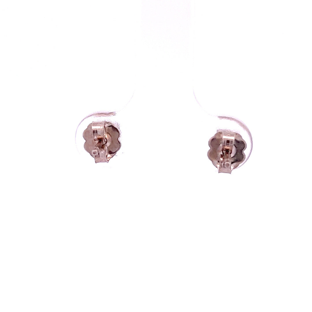 14Kt W-Gold Diamond Studs