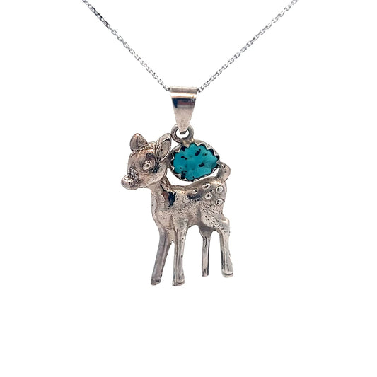 Silver Baby Doe w/ Turquoise