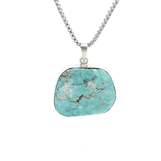 Silver Turquoise Yosemite Pendant